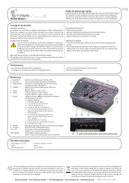 Stairville Strobe-Master I Guide de démarrage rapide