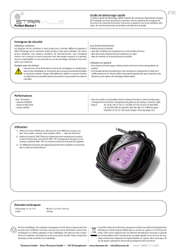 Stairville Pocket-Master I Manuel utilisateur