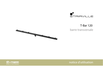 Stairville T-Bar 120 cm Une information important | Fixfr