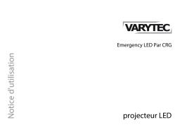 Varytec Emergency Light LED Par CRG Une information important