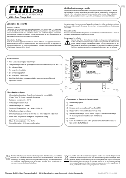 Flyht Pro WAL-L Tour Charge 4in1 Guide de démarrage rapide