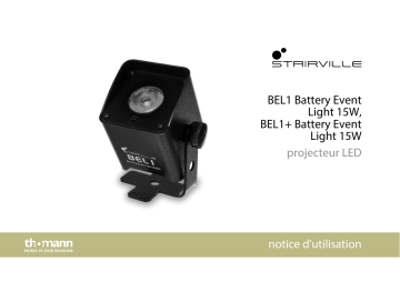 Stairville BEL1 Battery Event Light 15W Une information important | Fixfr