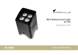Stairville BEL4 Battery Event Light 4x15W Une information important