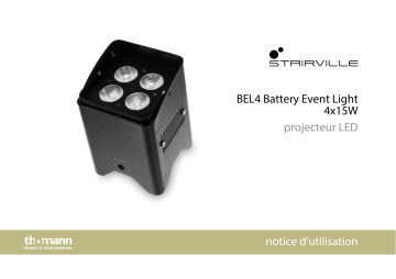 Stairville BEL4 Battery Event Light 4x15W Une information important | Fixfr