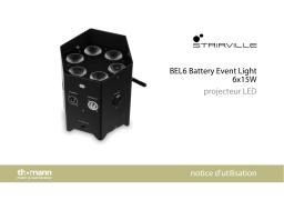 Stairville BEL6 Battery Event Light 6x15W Une information important