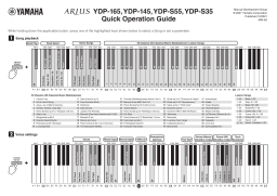 Yamaha YDP-S35 Mode d'emploi