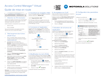 Avigilon ACM 6 Virtual Mode d'emploi | Fixfr