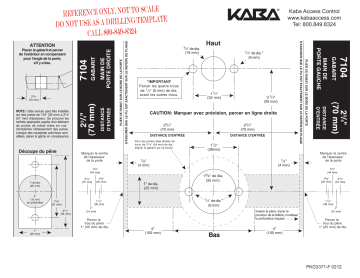 ​​​​​​​Dormakaba 7104 Manuel utilisateur | Fixfr