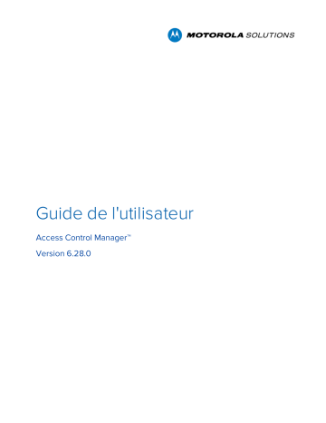 Avigilon ACM 6 Mode d'emploi | Fixfr