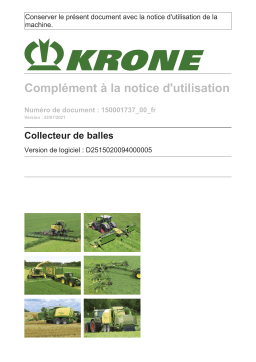 Krone EzBA Bale Collect (BC101-30) Mode d'emploi