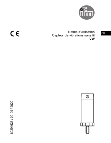 IFM VWV001 wireless vibration sensor Mode d'emploi | Fixfr