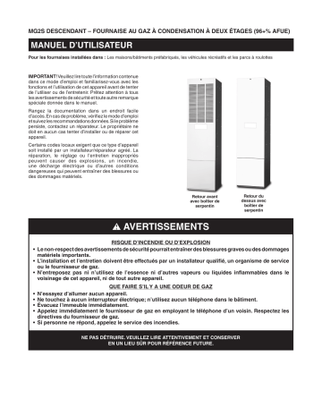 Intertherm MG2S Manuel utilisateur | Fixfr