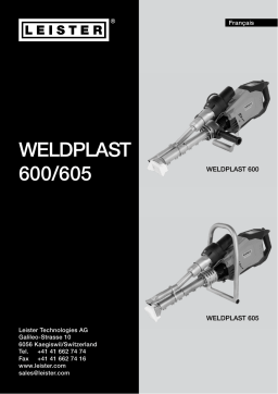 Leister Weldplast 605 Mode d'emploi