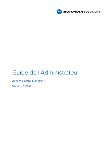 Avigilon ACM 6 Admin Mode d'emploi | Fixfr