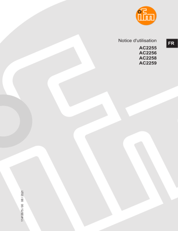 IFM AC2255 AS-Interface control cabinet module Mode d'emploi | Fixfr