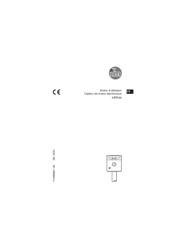 IFM LK3123 Electronic level sensor Mode d'emploi