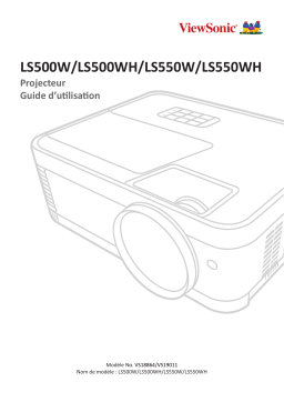 ViewSonic LS500WH PROJECTOR Mode d'emploi