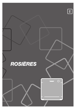 ROSIERES RDSN 2D622PB-AL Dishwasher Manuel utilisateur