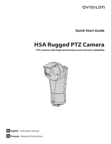 Avigilon H5A Rugged PTZ Guide d'installation | Fixfr