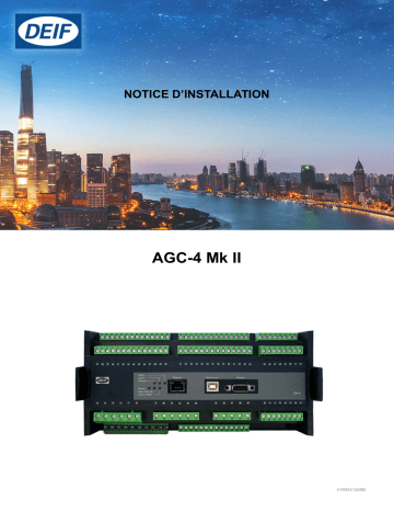 Deif AGC-4 Mk II Guide d'installation | Fixfr