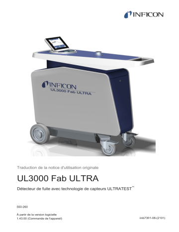 INFICON UL3000 Fab ULTRA Une information important | Fixfr