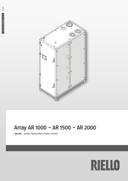 Riello ARRAY AR-1500 Installation manuel