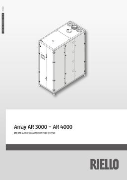 Riello ARRAY AR-3000 Installation manuel