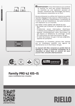 Riello Family PRO 42 KIS Manuel utilisateur