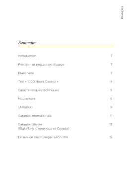 Manuel Jaeger-LeCoultre Calibre 938/1 | Chat IA & PDF