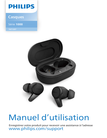 Philips TAT1207YL/00 Casque True Wireless Manuel utilisateur | Fixfr