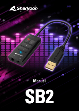 Sharkoon SB2 Sound Card Manuel utilisateur