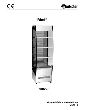 Bartscher 700226 Refrigerated wall shelf “Rimi” Mode d'emploi | Fixfr