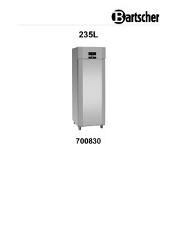 Bartscher 700830 Bakery refrigerator 235L Mode d'emploi