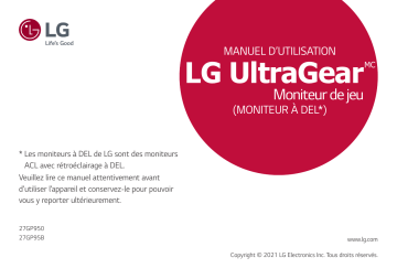 LG 27GP950-B Manuel du propriétaire | Fixfr