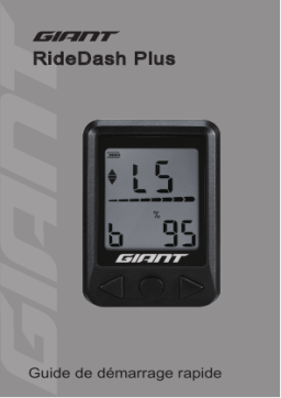 Giant RideDash Plus Manuel du propriétaire