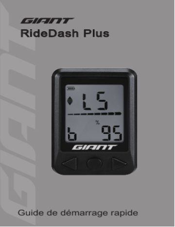 Giant RideDash Plus Manuel du propriétaire | Fixfr