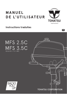 TOHATSU MFS 2.5C Manuel du propriétaire