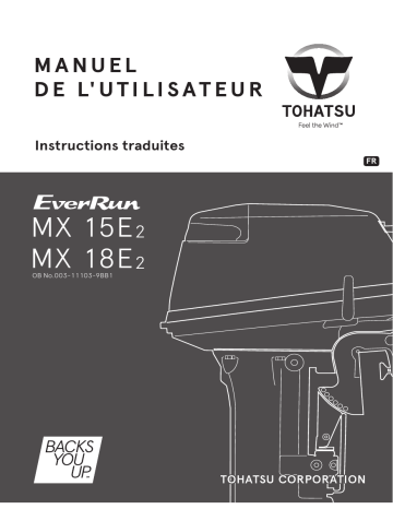 MX 18E2 | TOHATSU MX 15E2 Manuel du propriétaire | Fixfr