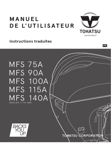 MFS 100A | MFS 140A | MFS 75A | MFS 115A | TOHATSU MFS 90A Manuel du propriétaire | Fixfr