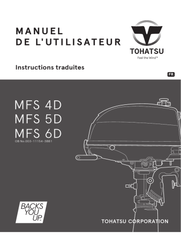 MFS 6D | MFS 4D | TOHATSU MFS 5D Manuel du propriétaire | Fixfr