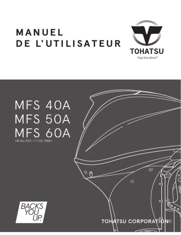 MFS 40A | MFS 50A | TOHATSU MFS 60A Manuel du propriétaire | Fixfr