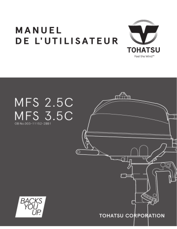 MFS 3.5C | TOHATSU MFS 2.5C Manuel du propriétaire | Fixfr