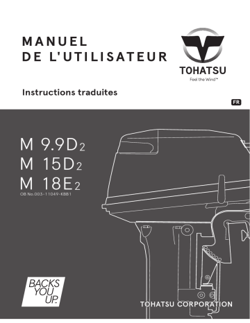 M 18E2 | M 9.9D2 | TOHATSU M 15D2 Manuel du propriétaire | Fixfr