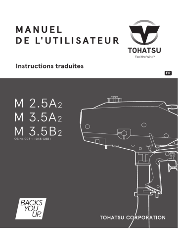 M 3.5B2 | M 2.5A2 | TOHATSU M 3.5A2 Manuel du propriétaire | Fixfr