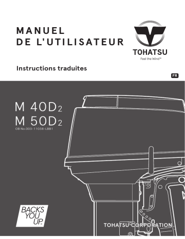 M 50D2 | TOHATSU M 40D2 Manuel du propriétaire | Fixfr