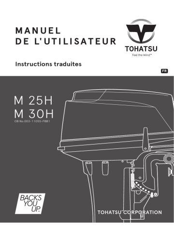 M 25H | TOHATSU M 30H Manuel du propriétaire | Fixfr