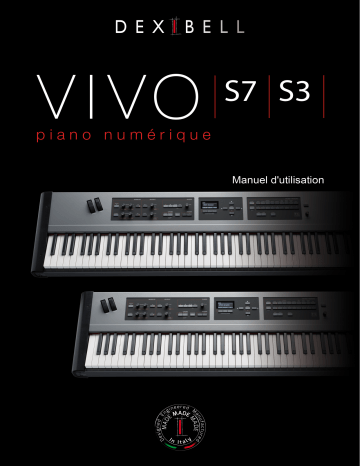 VIVO S3 | Dexibell VIVO S7 Stage Piano Manuel du propriétaire | Fixfr
