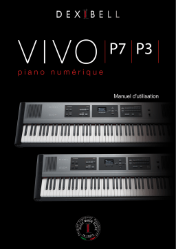 Dexibell VIVO P3 Portable Piano Manuel du propriétaire