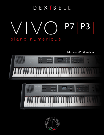 VIVO P7 | Dexibell VIVO P3 Portable Piano Manuel du propriétaire | Fixfr