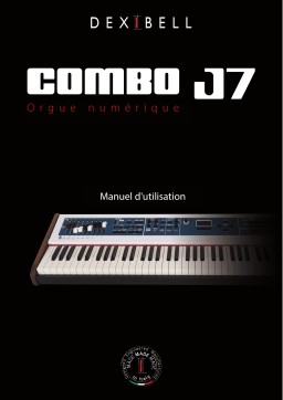 Dexibell COMBO J7 Digital Organ Manuel du propriétaire